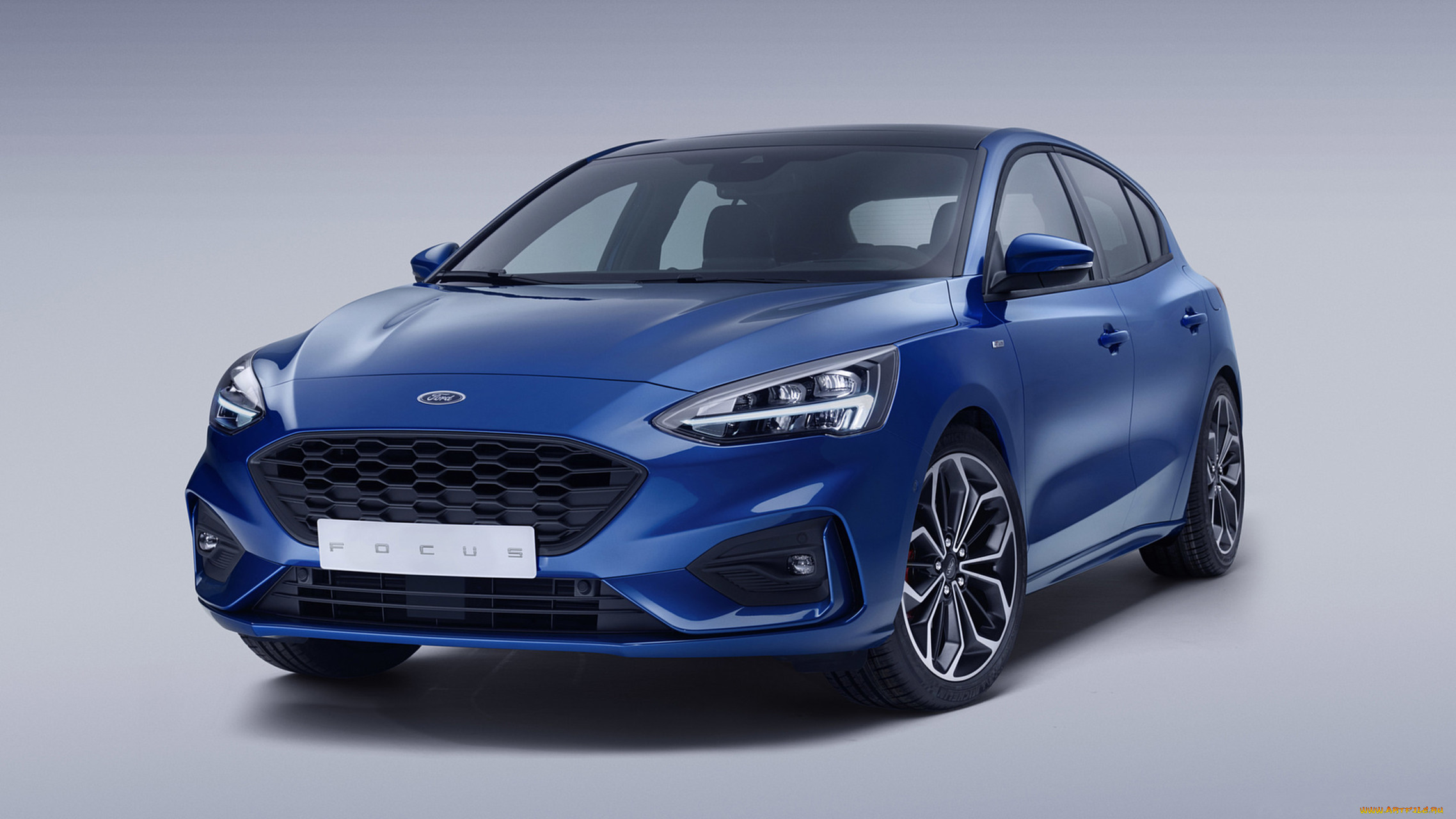 ford focus hatchback st-line 2019, , ford, 2019, st-line, hatchback, focus, blue